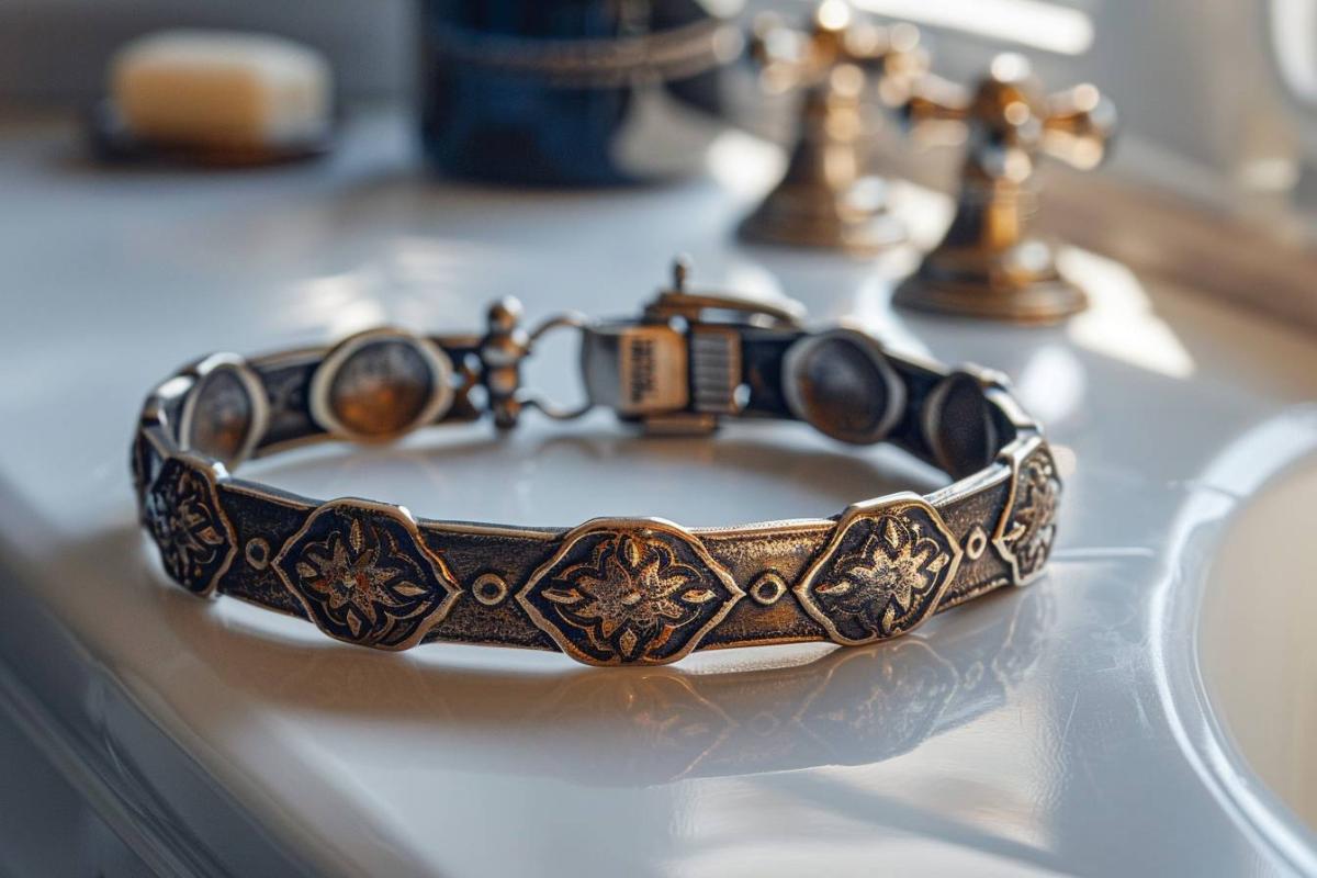 Comment nettoyer un bracelet en argent qui a noirci ?
