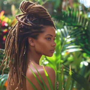 Dreadlocks femme cheveux naturels