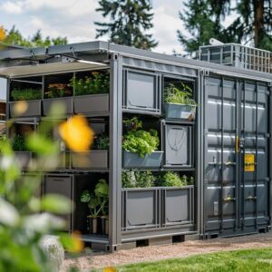 Container pour abris de jardin : une solution robuste et polyvalente