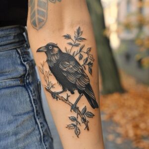 Tatouage corbeau : symbole et inspirations pour un style unique