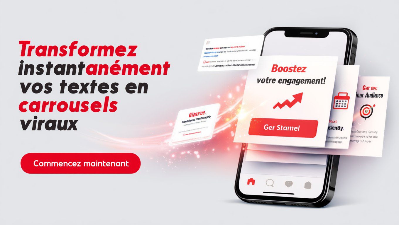 Insta-Carousel : de l'article au carrousel viral en 20s