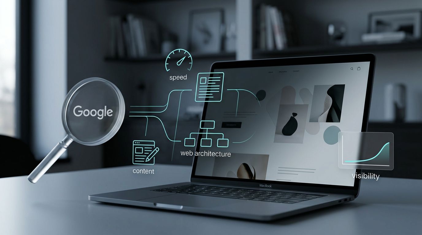 Un site beau mais invisible sur Google : le pi&egrave;ge silencieux