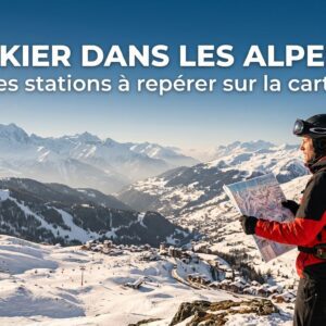 Où skier dans les alpes, notre carte