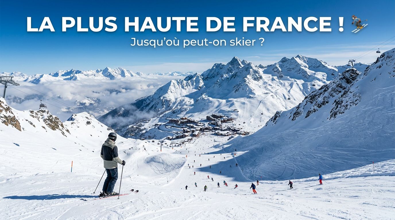 Station de ski la plus haute de France : Val Thorens