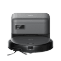 Aspirateur robot eufy C10 avec sa station de vidage