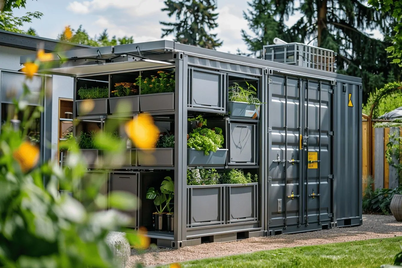 Container pour abris de jardin : une solution robuste et polyvalente
